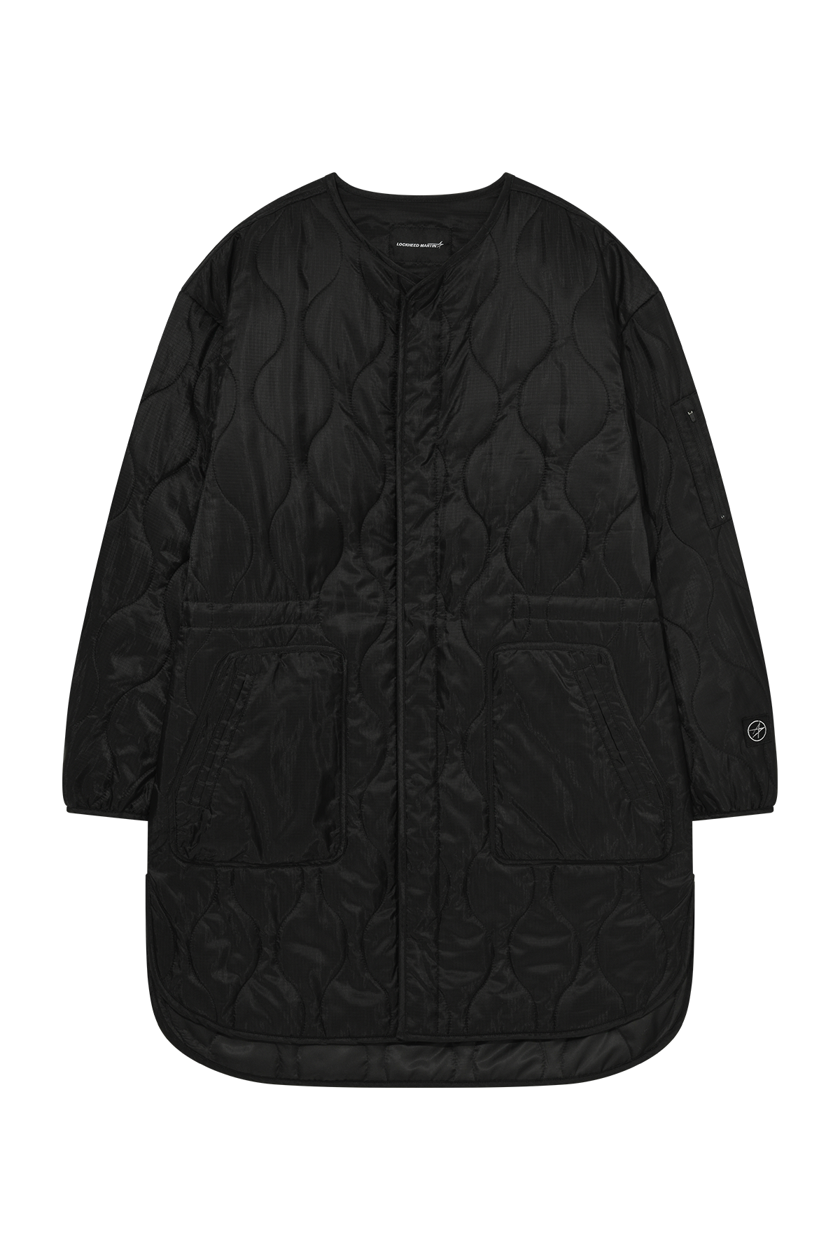 록히드마틴(LOCKHEED MARTIN) PADDING QUILTED LINNER LONG JUMPER (BLACK)