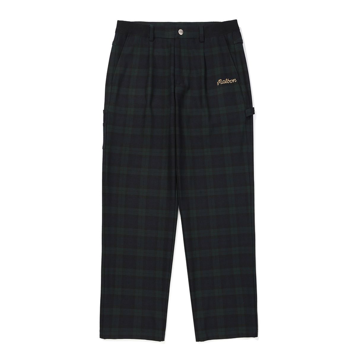 말본 골프(MALBON GOLF) 말본 클래식 체크 워크 팬츠 NAVY (MAN)