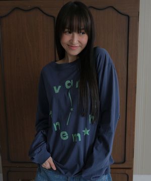 Watch long sleeve tee_navy