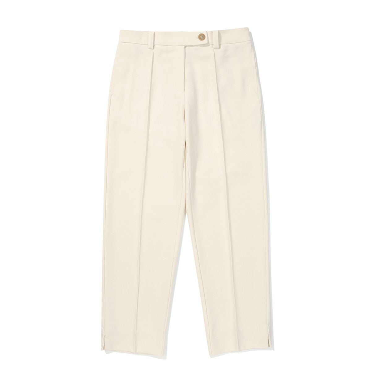 말본 골프(MALBON GOLF) 허리 밴딩 테이퍼드 핏 팬츠 CREAM (WOMAN)