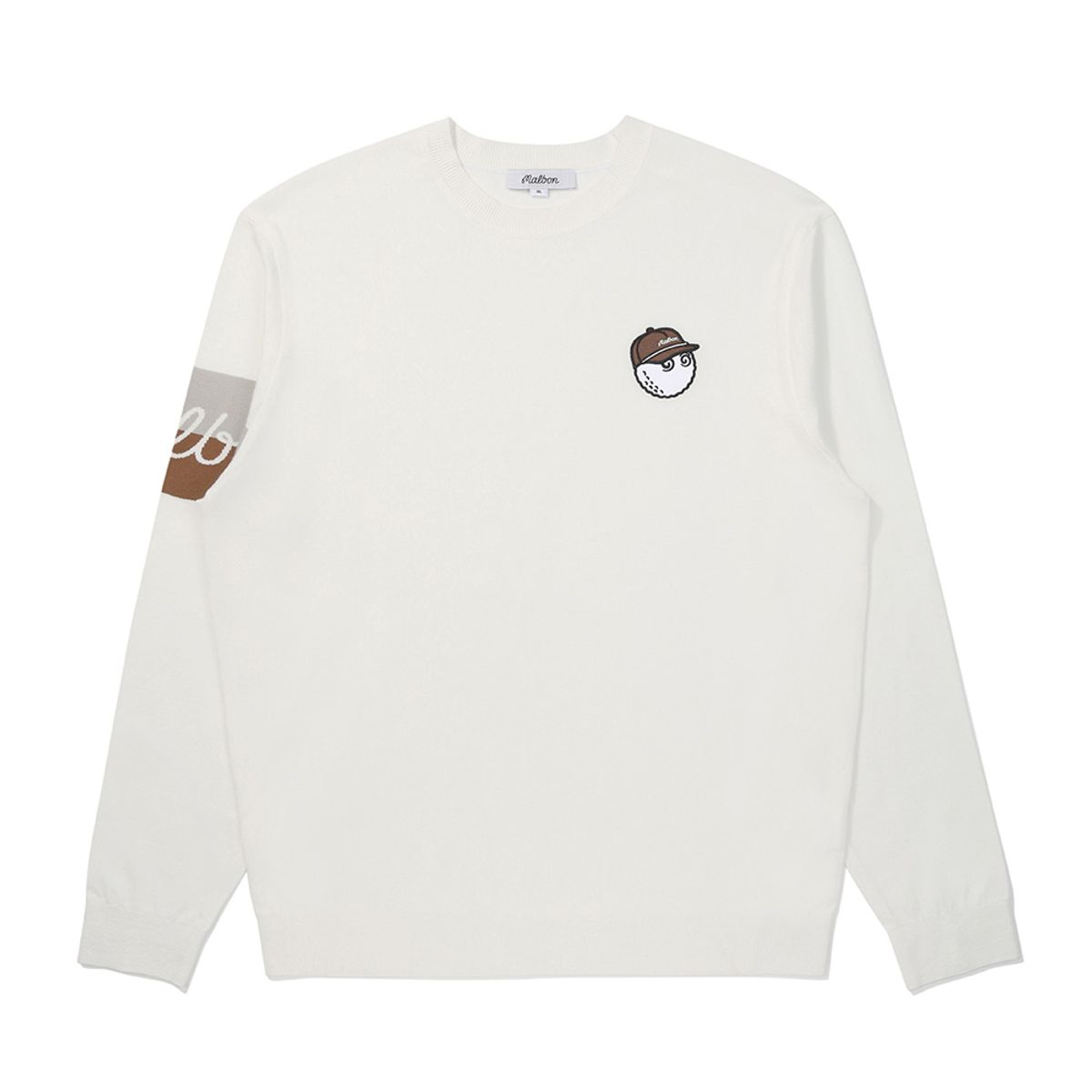 말본 골프(MALBON GOLF) 버킷 롱 슬리브 스웨터 IVORY (MAN)