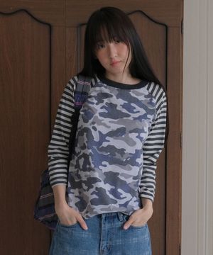 Military candy pop tee_charcoal