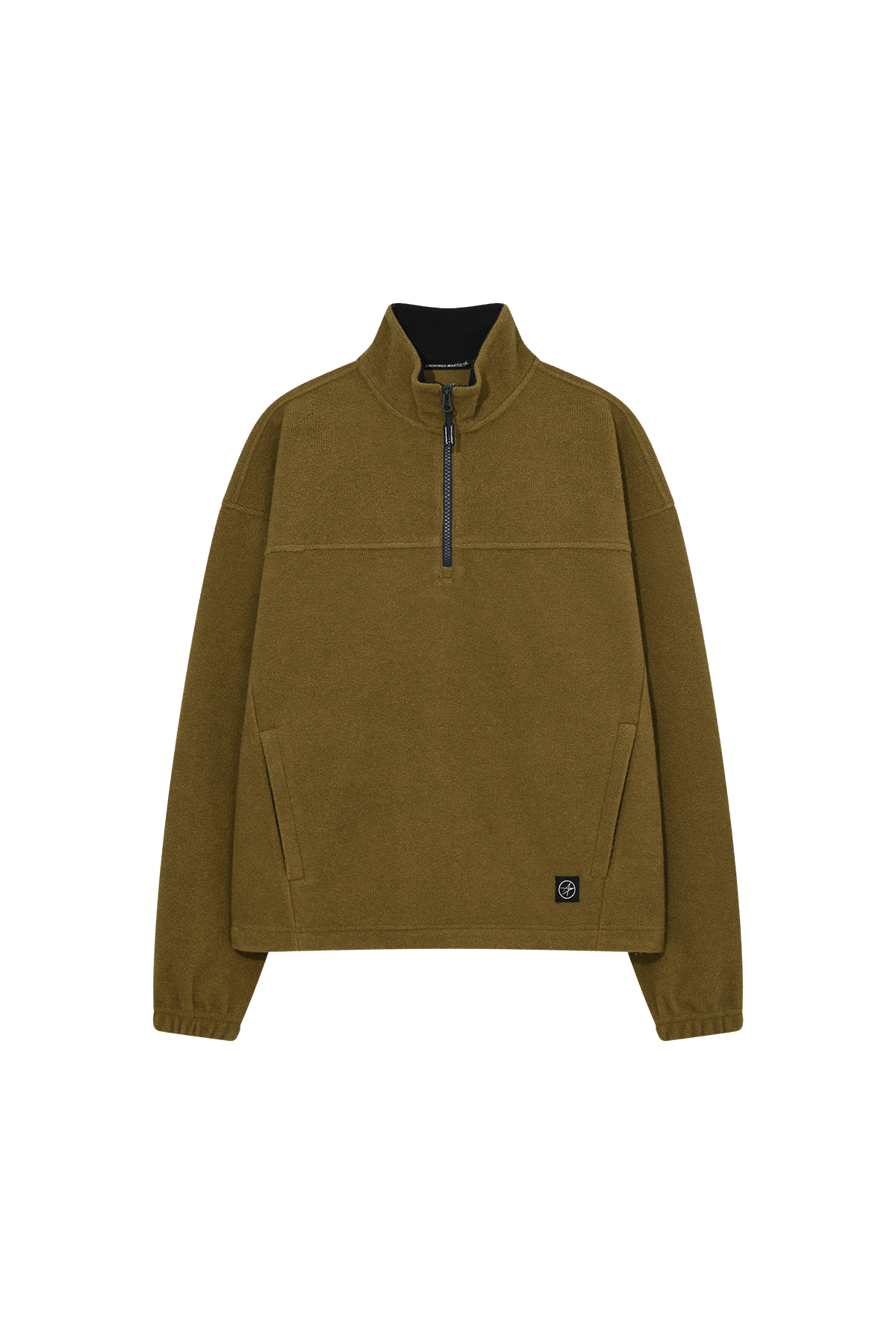 록히드마틴(LOCKHEED MARTIN) KNITTED HALF ZIP-UP TS (MUSTARD)