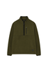 STITCH POINT FLEECE HALF ZIP-UP TS (KHAKI)