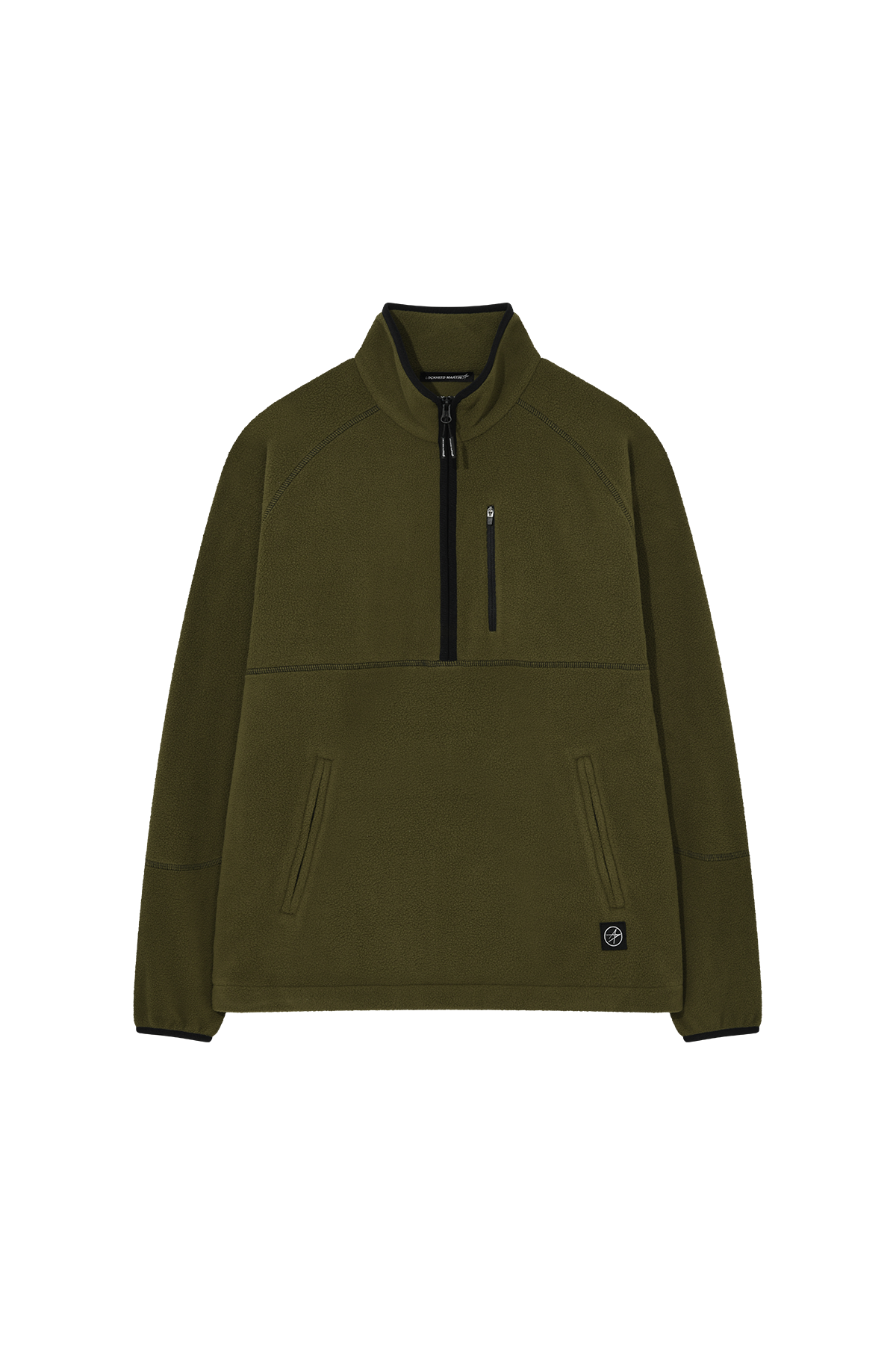록히드마틴(LOCKHEED MARTIN) STITCH POINT FLEECE HALF ZIP-UP TS (KHAKI)