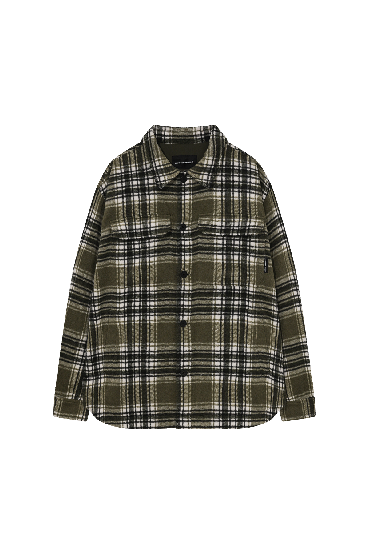 록히드마틴(LOCKHEED MARTIN) BRUSHED CHECK PATTERN SHIRTS (KHAKI)