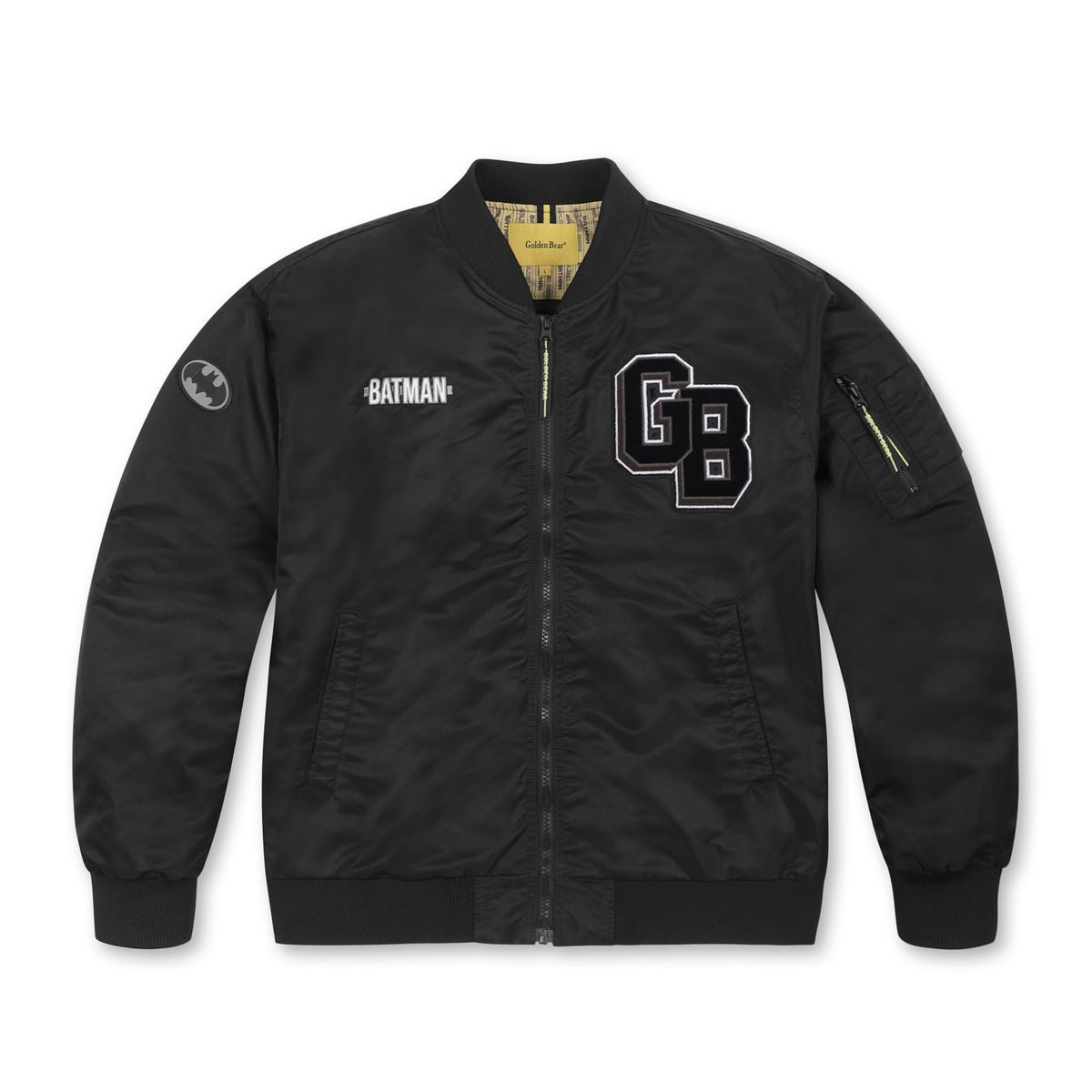 골든베어(GOLDEN BEAR) (U)(GOLDENBEAR X BATMAN) 그래픽 MA-1 자켓 G4UAW25021BKX