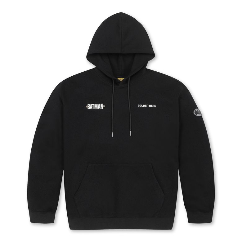 (UNI) (GOLDEN BEAR X BATMAN) 배트맨 백그래픽 후드 티셔츠 G4TAW25071BKX