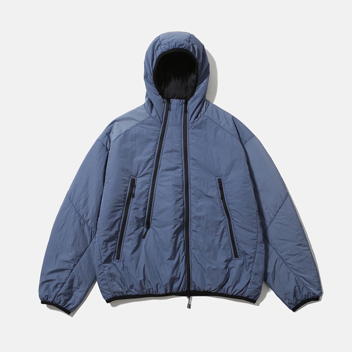 모이프(MOIF) [AW25] DOUBLE-ZIP INSULATED PARKA(Ver.2) / STEEL BLUE