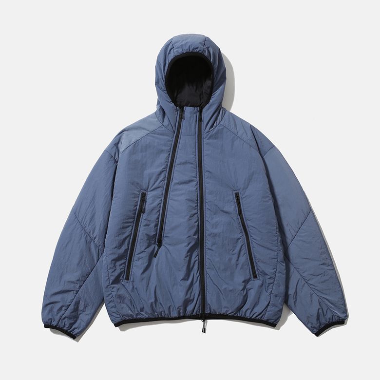 [AW25] DOUBLE-ZIP INSULATED PARKA(Ver.2) / STEEL BLUE