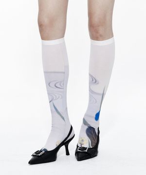Lotus Knee Socks