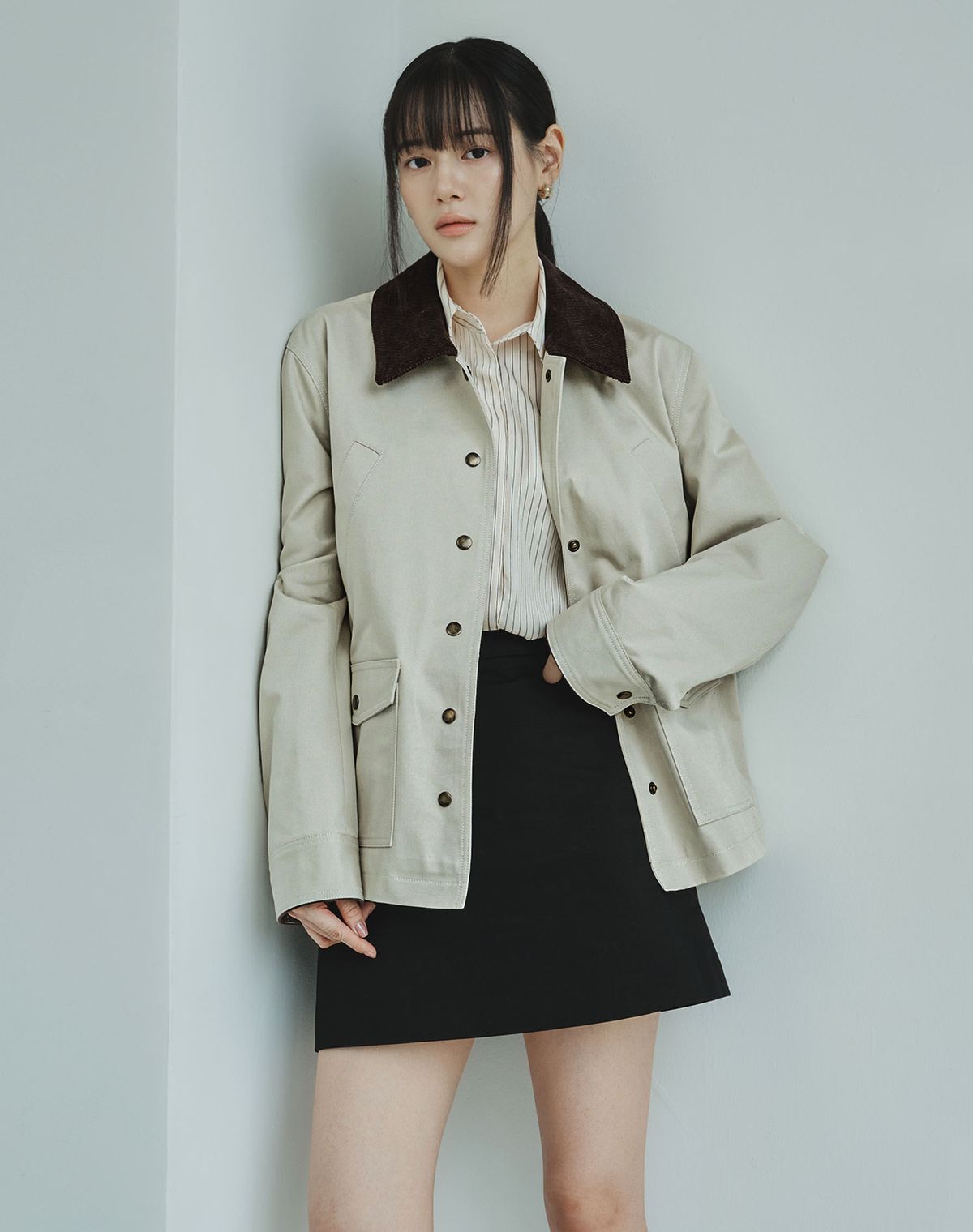 지에마르(GIEMAR) CORDUROY WORK JACKET 코듀로이 워크 자켓