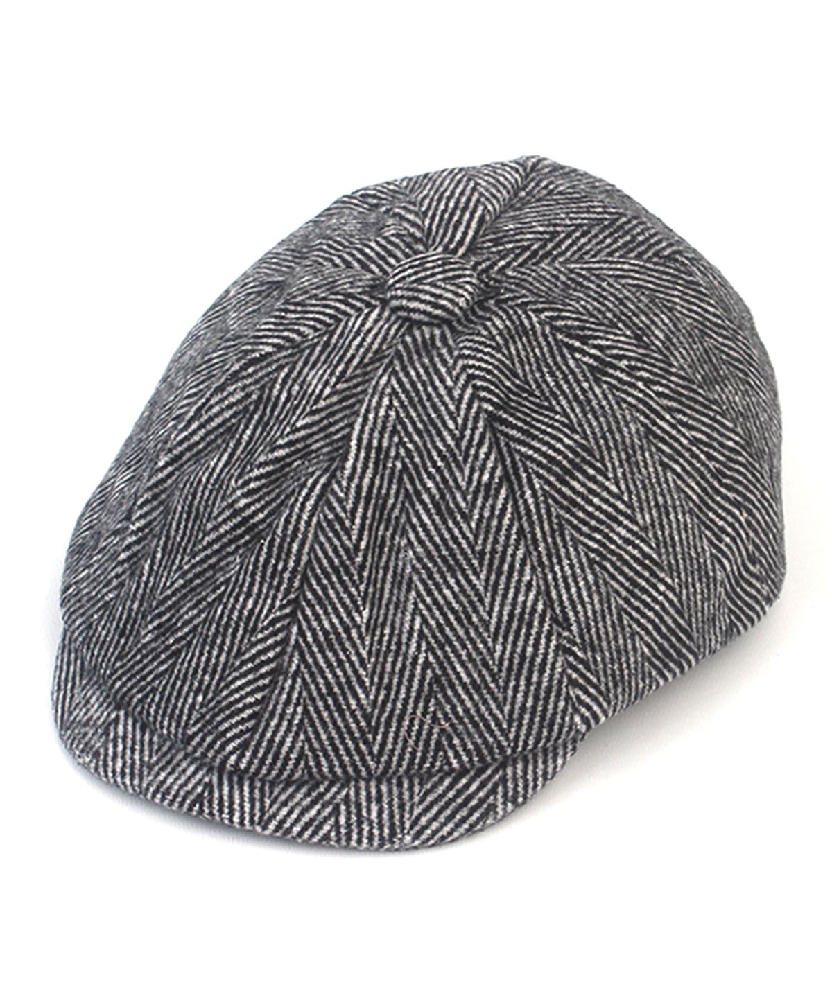유니버셜 케미스트리(UNIVERSAL CHEMISTRY) Herringbone Wool Gray Banding Huntingcap 헌팅캡