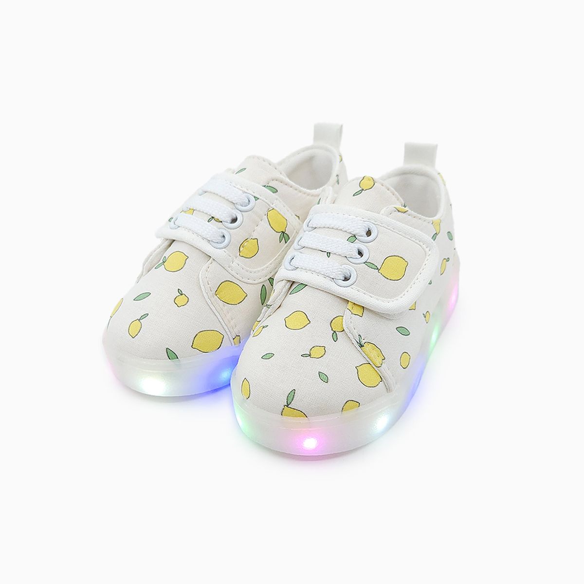 베이비솔(BABYSOLE) 레몬팝 LED 운동화