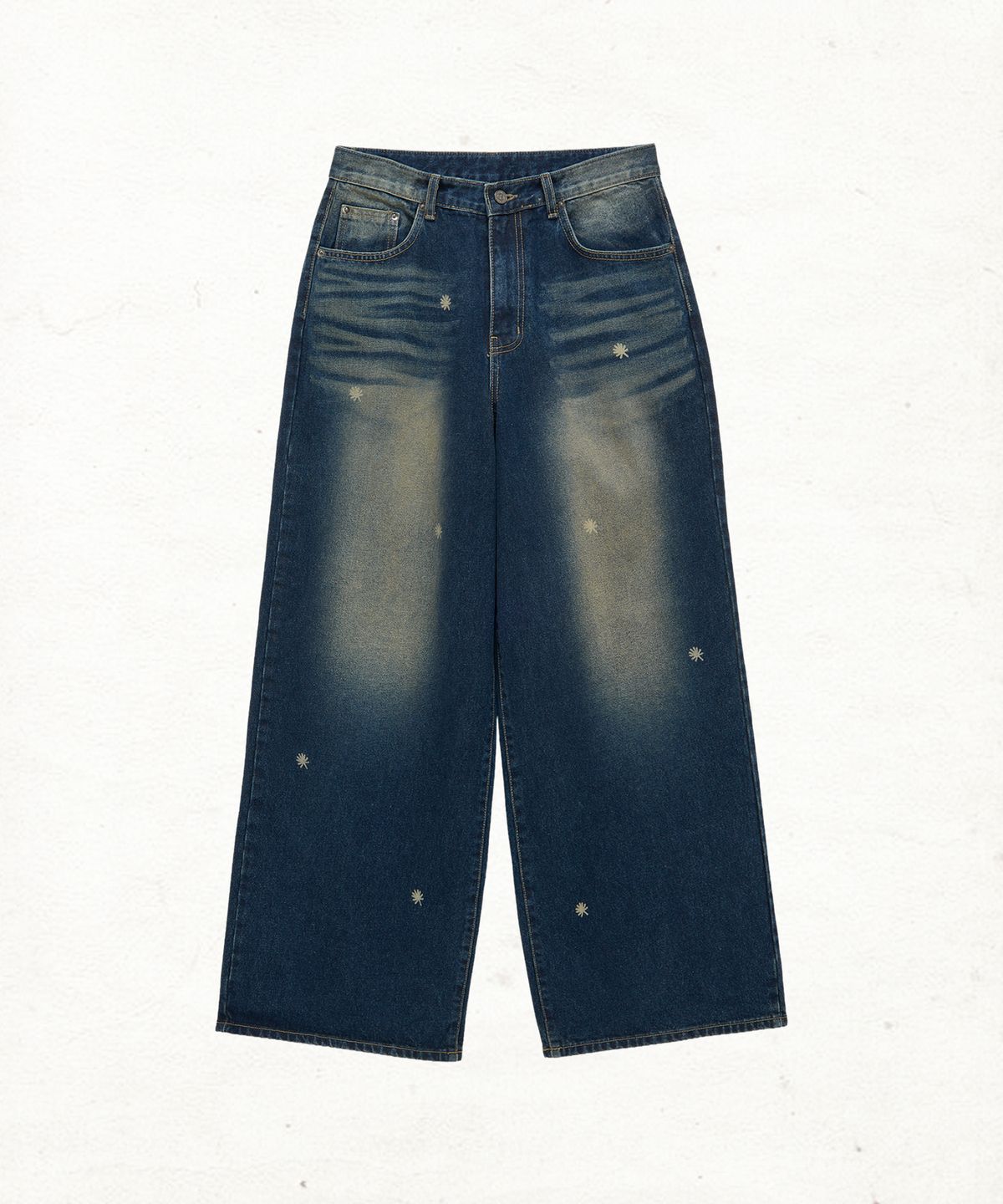 단델(DANDEL) DD dandelion wide denim pants (DEEP INDIGO)