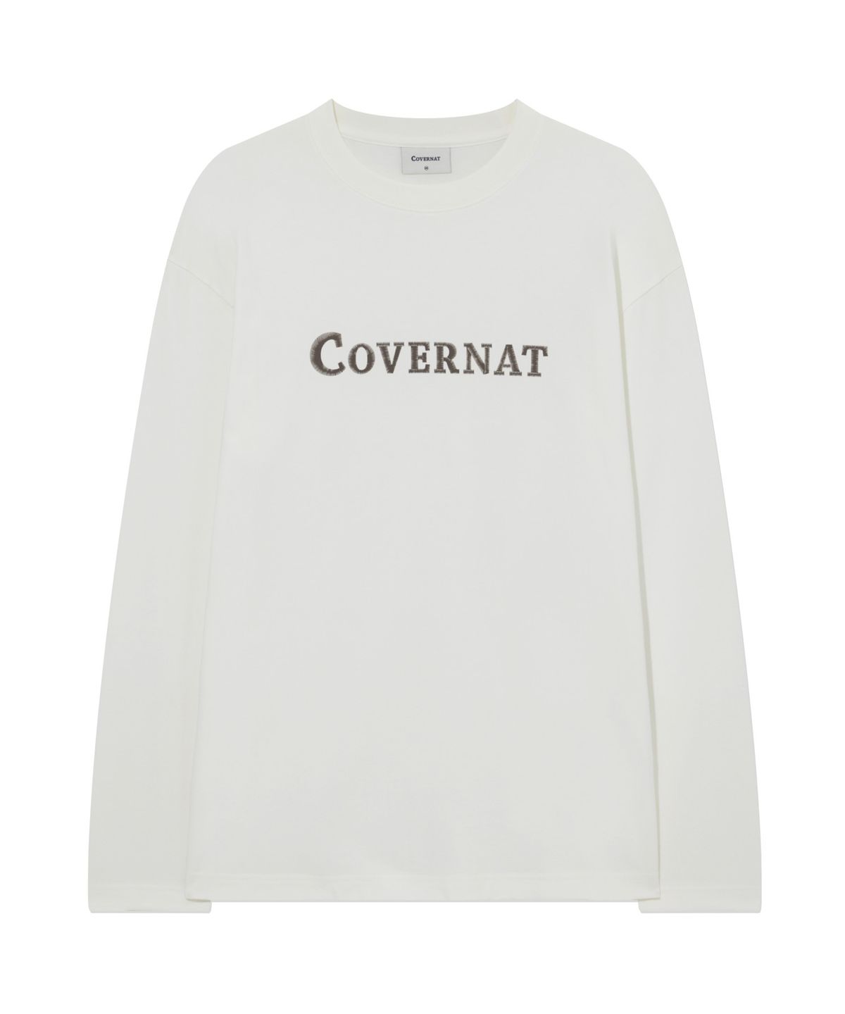 커버낫(COVERNAT) 볼드 로고 롱슬리브 Off White