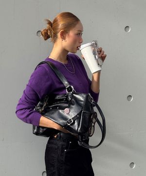 [젤라비 PICK] ANC STUD RING BAG_8COLOR