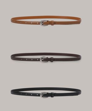 슬림 라운드 벨트 - 3 컬러