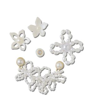 화이트 펄 비즈 5 팩  / 10016002