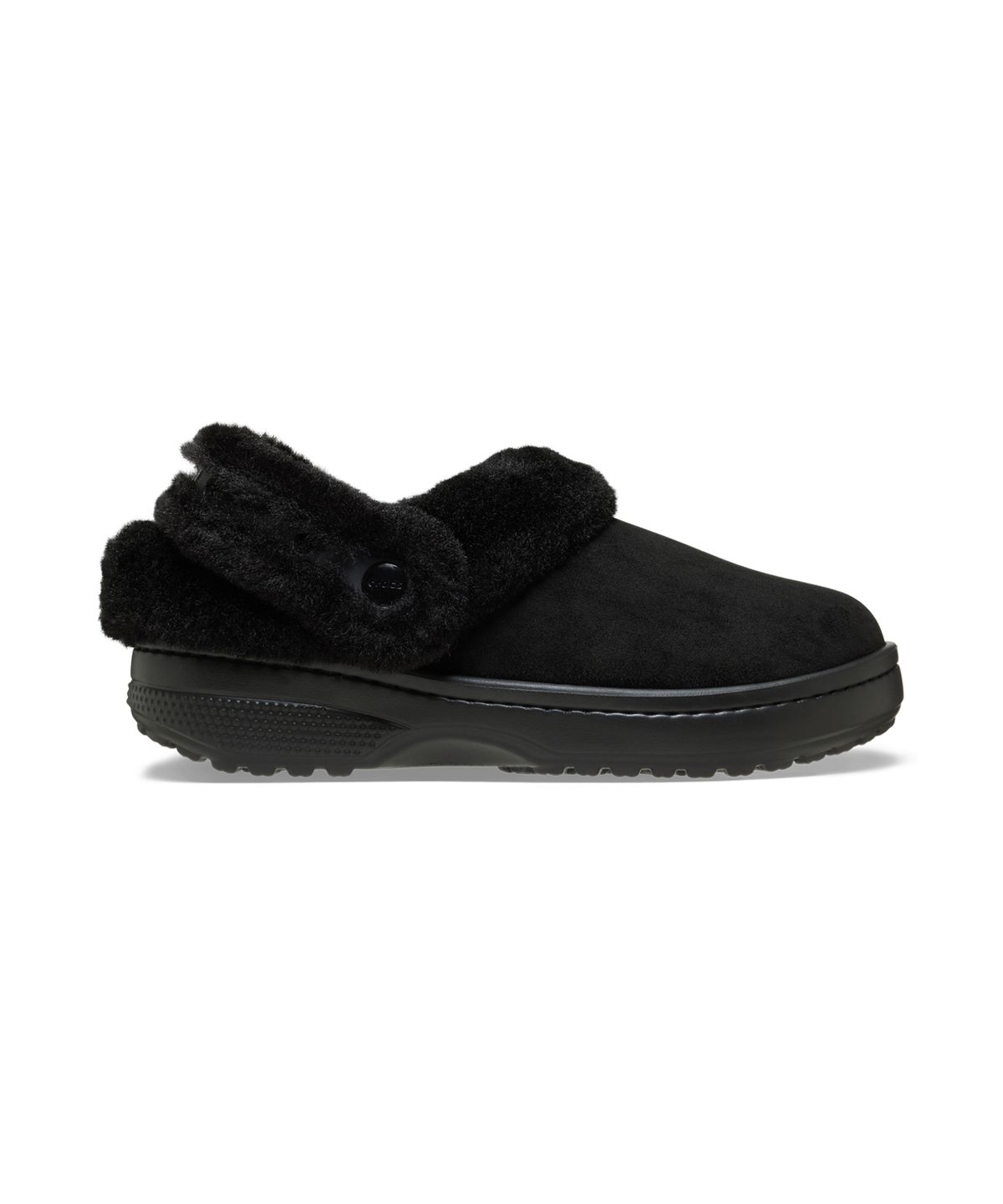 크록스(CROCS) 클래식 언퍼게터블 스웨이드 클로그 - 블랙 / 212106-001