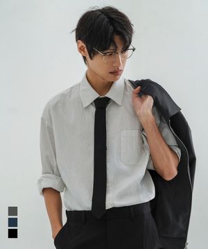 울 터치 솔리드 슬림핏 타이_3colors (자동/수동)