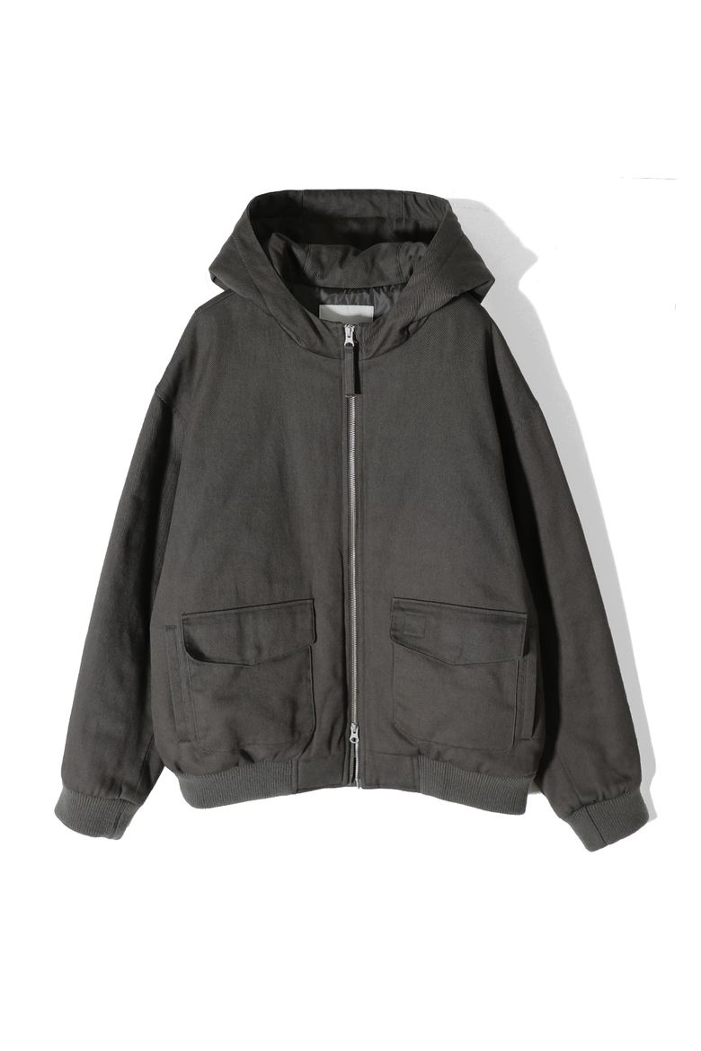 Mendoza Padding Hood Jacket Charcoal