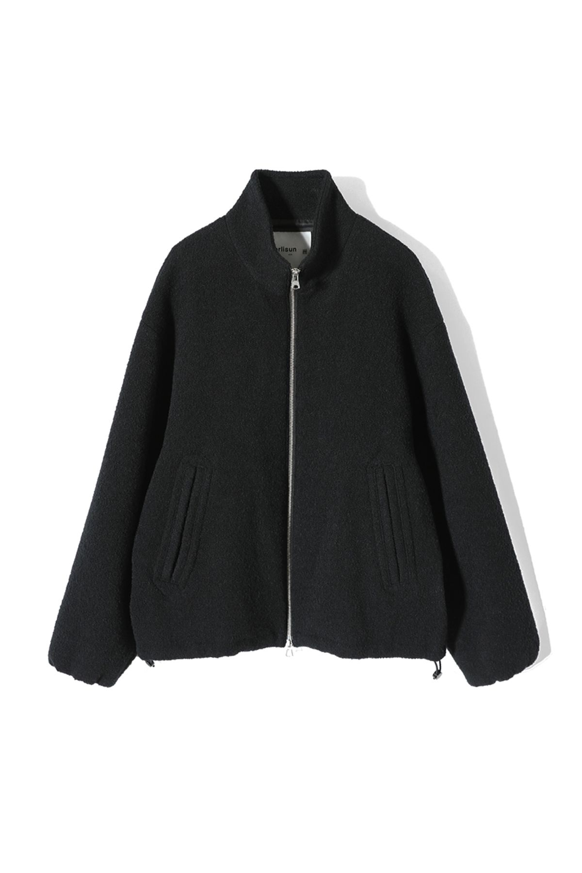 홀리선(HORLISUN) Parker Wool Boucle Jacket Black