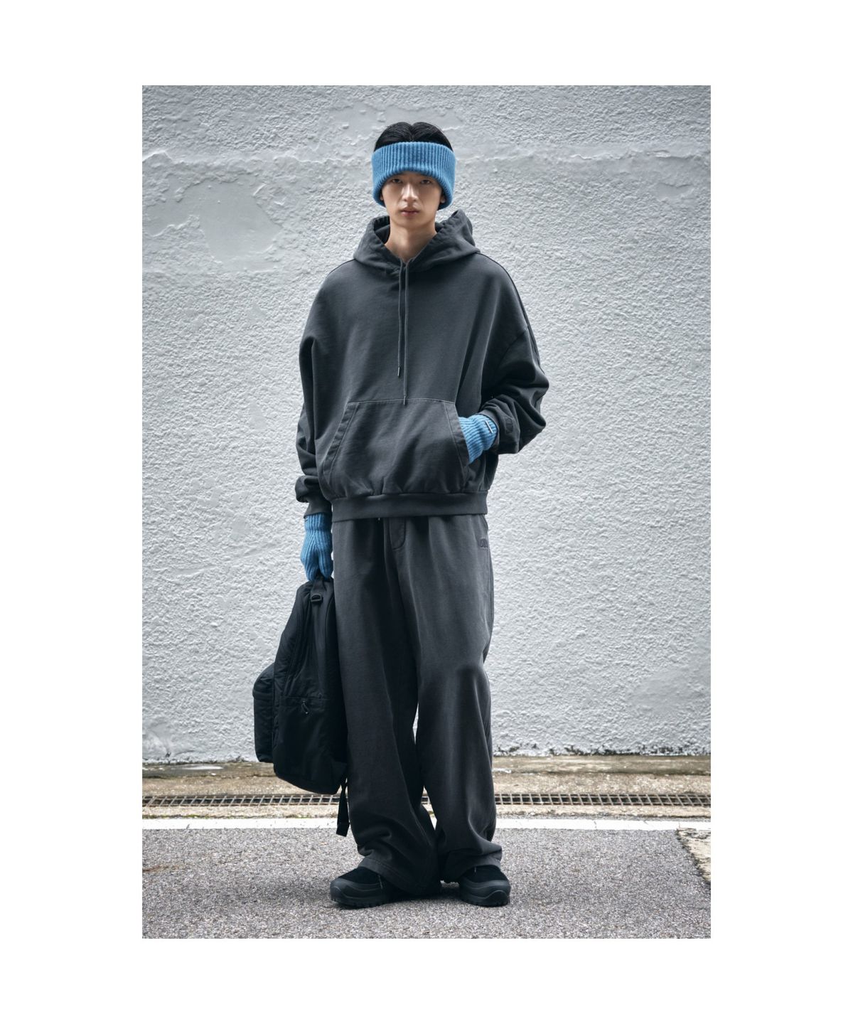 커스텀멜로우(CUSTOMELLOW) Grey Dyed Hoodie CQTAW25511GYX