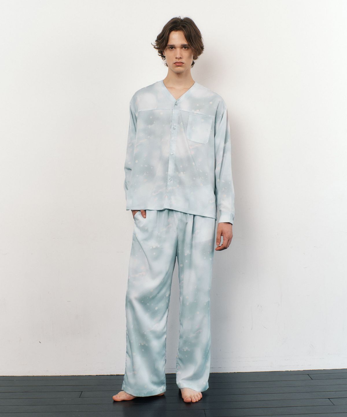 아템포(ATEMPO) COZY PAJAMA SET_sunshine blue