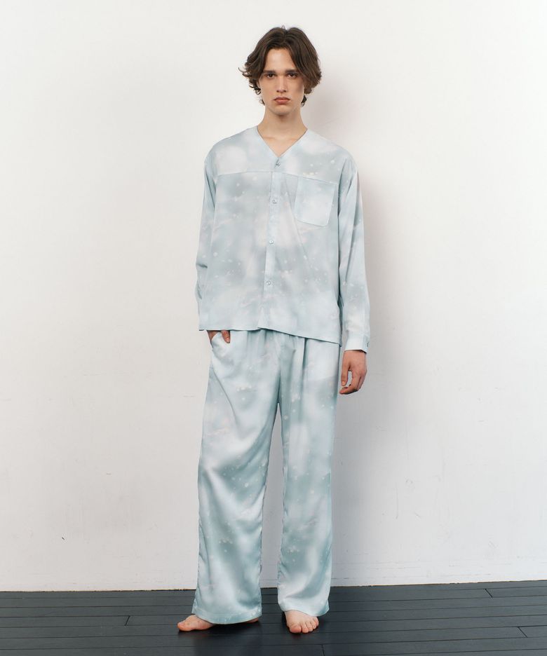 COZY PAJAMA SET_sunshine blue