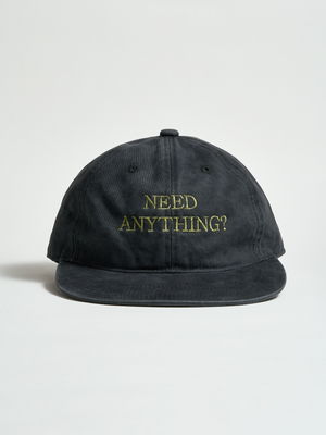 썸띵 그린 캡 - 워싱 그레이