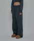 SIDE CROSS LOGO SWEATPANTS_CHARCOAL