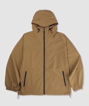 유틸리티 에센셜 윈드브레이커 (브라운