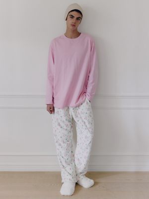 멜로우 극세사 팬츠 - 플라워 2colors