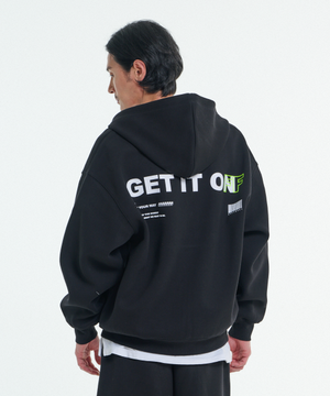 [L~4XL] 시그니처 빅사이즈 2WAY 후드집업_블랙