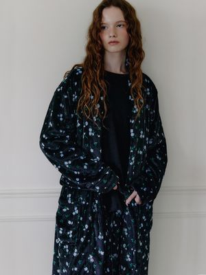 멜로우 극세사 로브 - 플라워 2colors