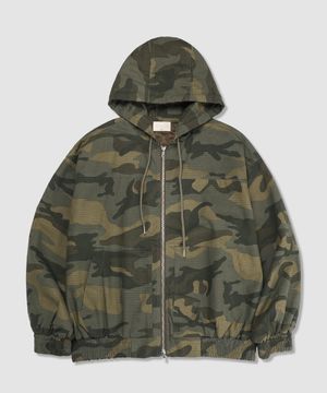 카모 투웨이 윈드브레이커 (카키