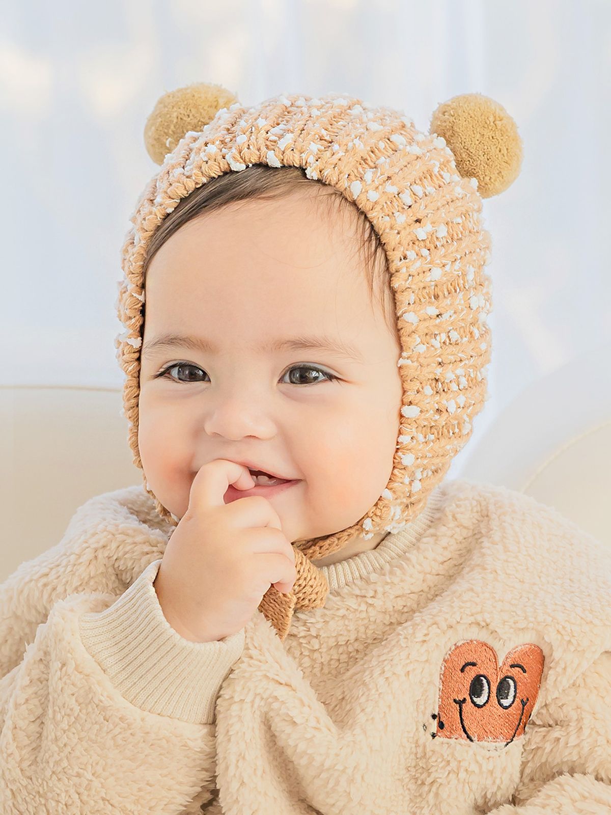 베이비블리(BABYBLEE) A17132 블리포코 니트 보넷