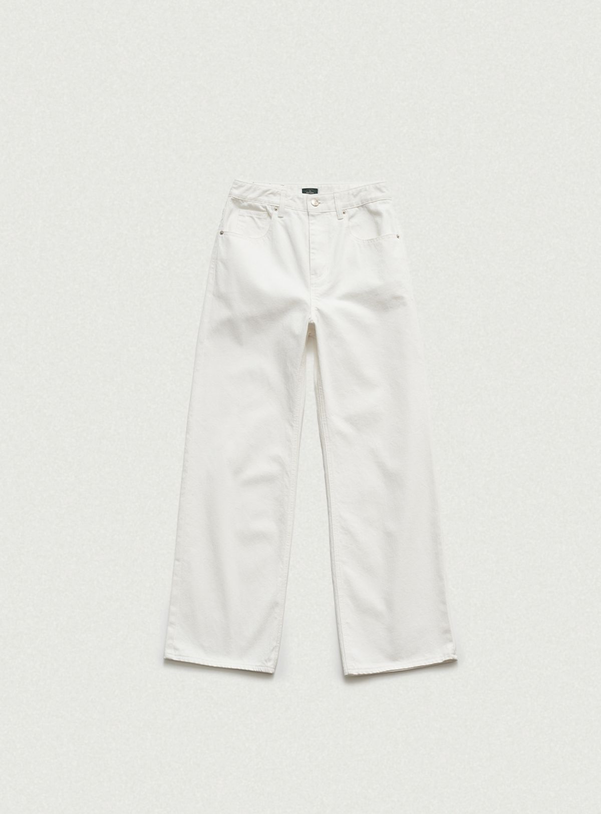 더바넷(THEBARNNET) Léa Slub Denim Pants_White