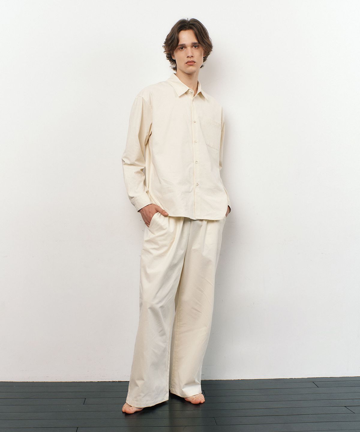 아템포(ATEMPO) FIRST PAJAMA SET_cream white (men)