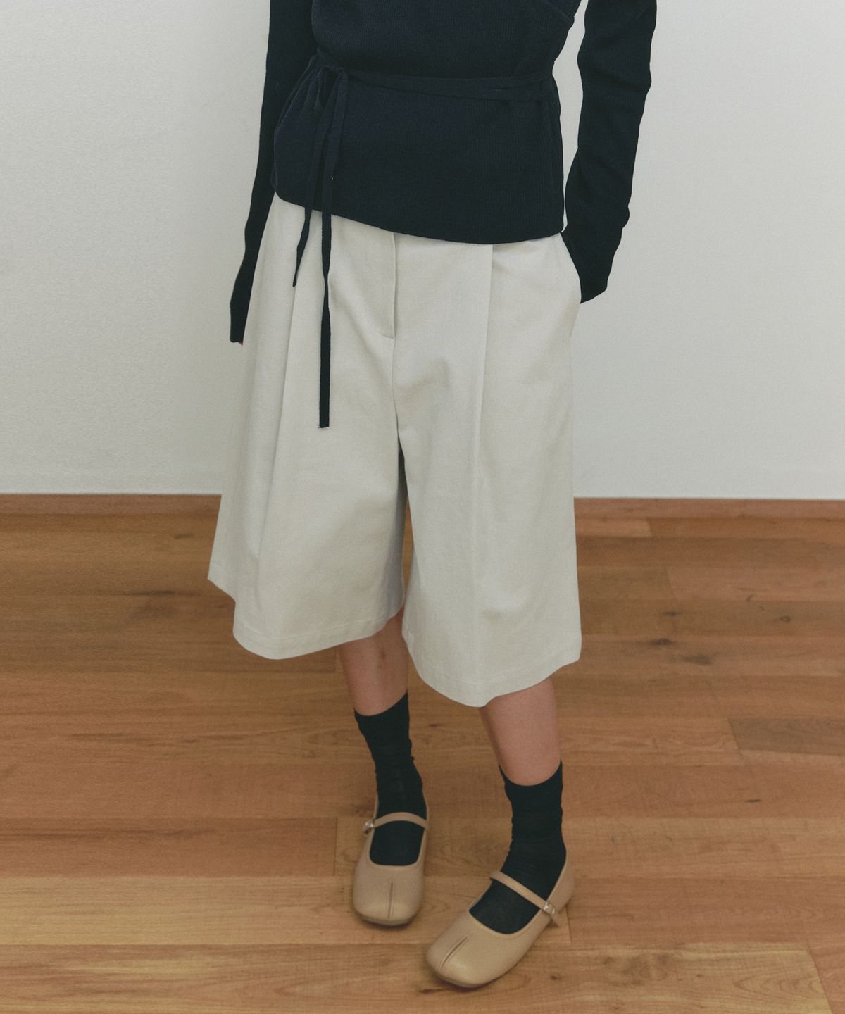 쎄미(SSEMI) COTTON BURMUDA PANTS(GB)