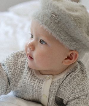 [BABY]앙고라 베레모 그레이