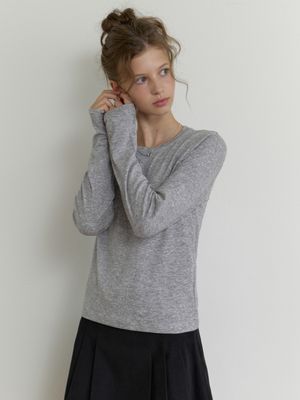 Oli layered t-shirt (gray)