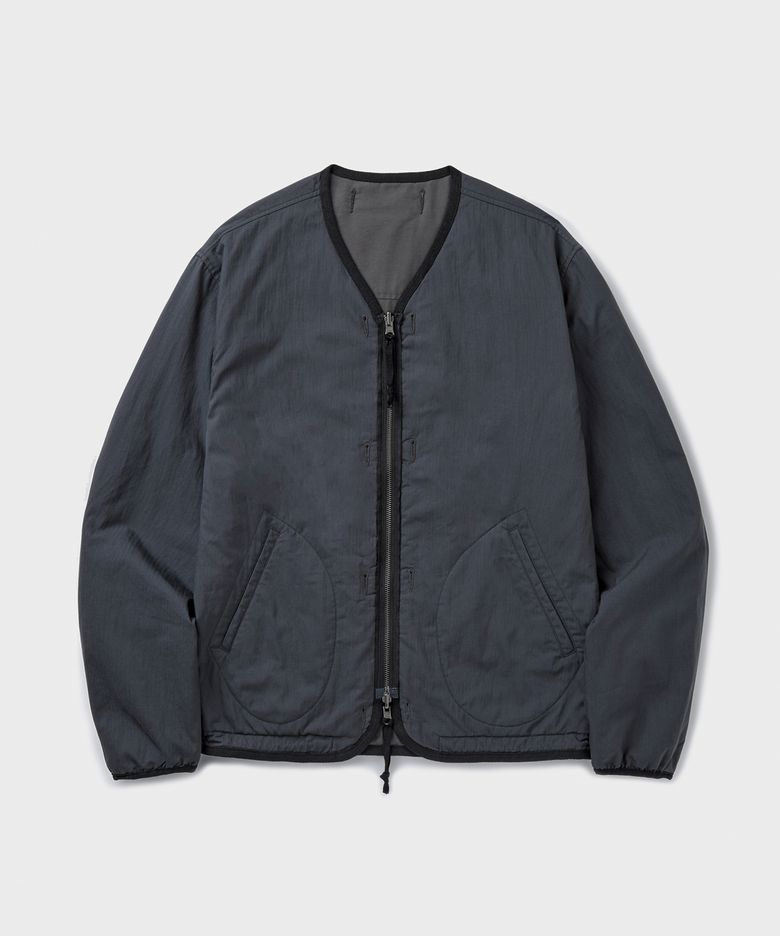 HERRINGBONE REVERSIBLE LINER JACKET [GRAPHITE/GRAY]
