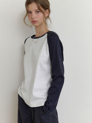 Nov raglan t-shirt (melange gray)