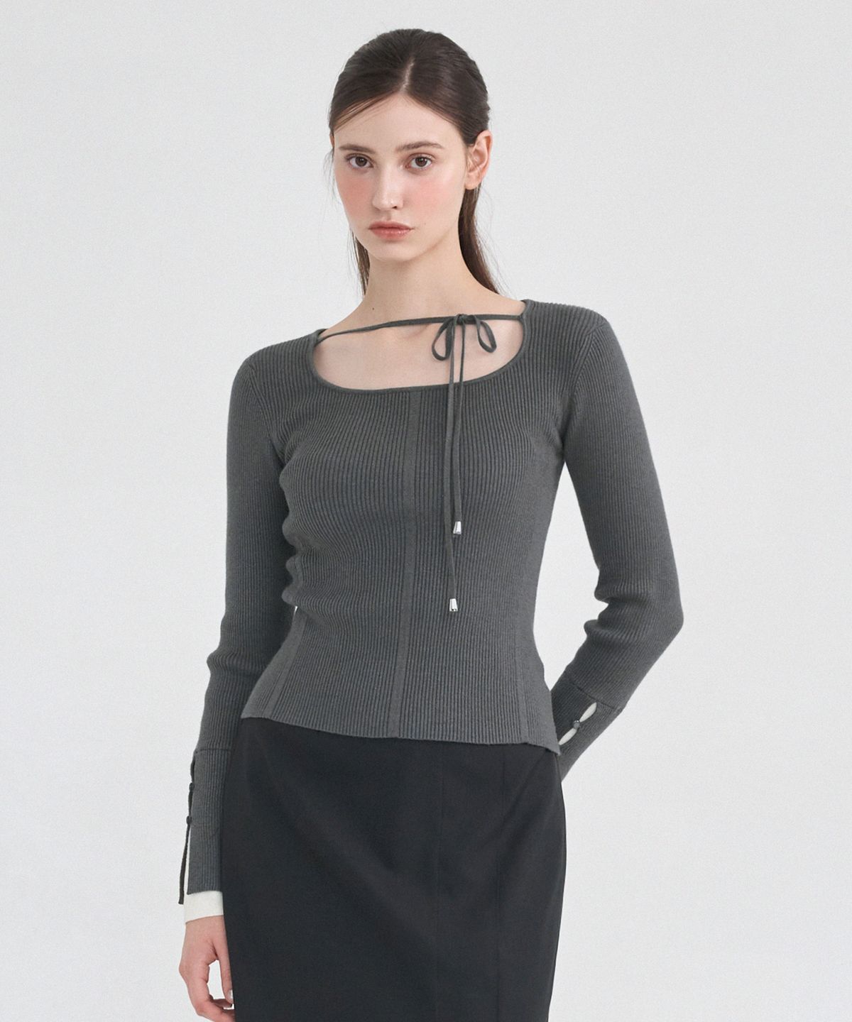 미케네(MICANE) 코라 레이어드 니트