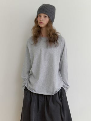 Basin raglan t-shirt (gray)