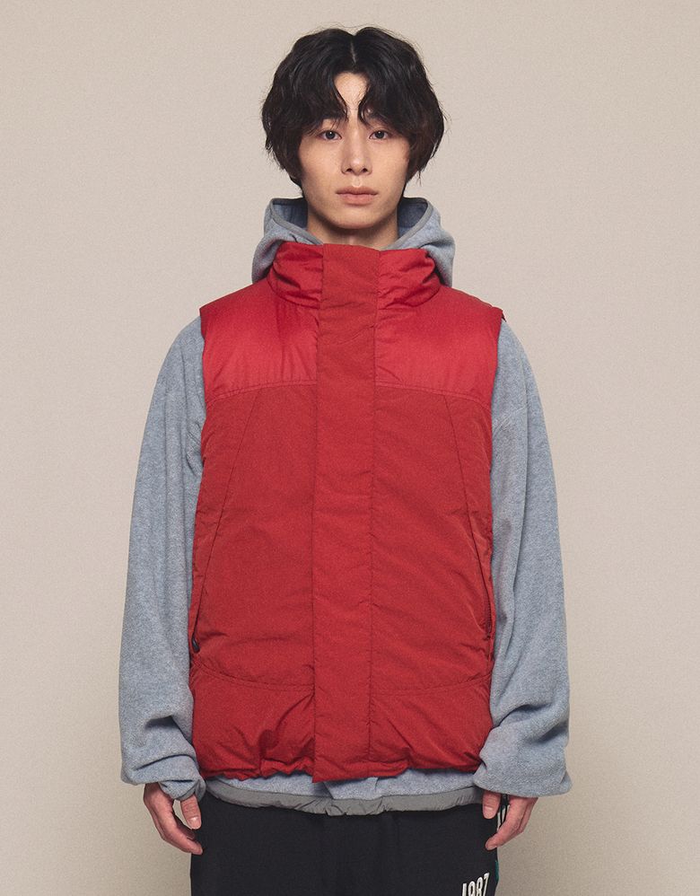 [Mmlg] FISHTAIL UTILITY PADDED VEST (RED)