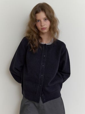 Bree round cardigan (navy)
