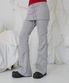 Bootcut Skirt Pants Melange Gray